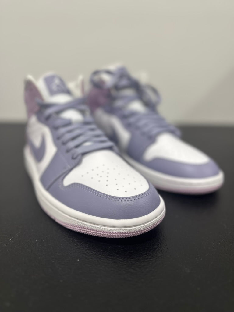 Jordan 1 Mid Indigo Haze Doll White (Women's)