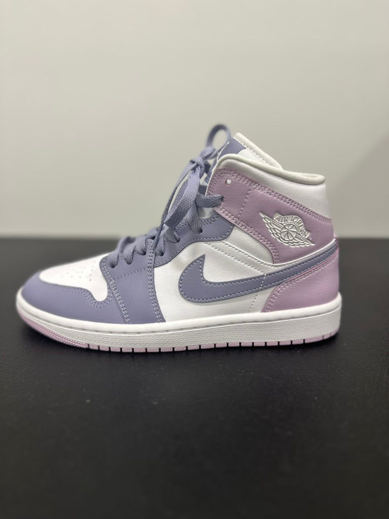 Jordan 1 Mid Indigo Haze Doll White (Women's)