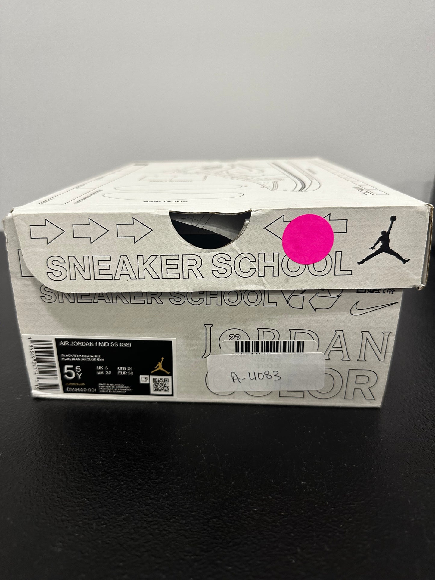 Jordan 1 Mid Bred Text (GS)
