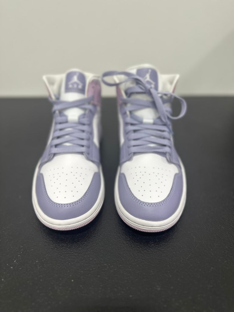 Jordan 1 Mid Indigo Haze Doll White (Women's)