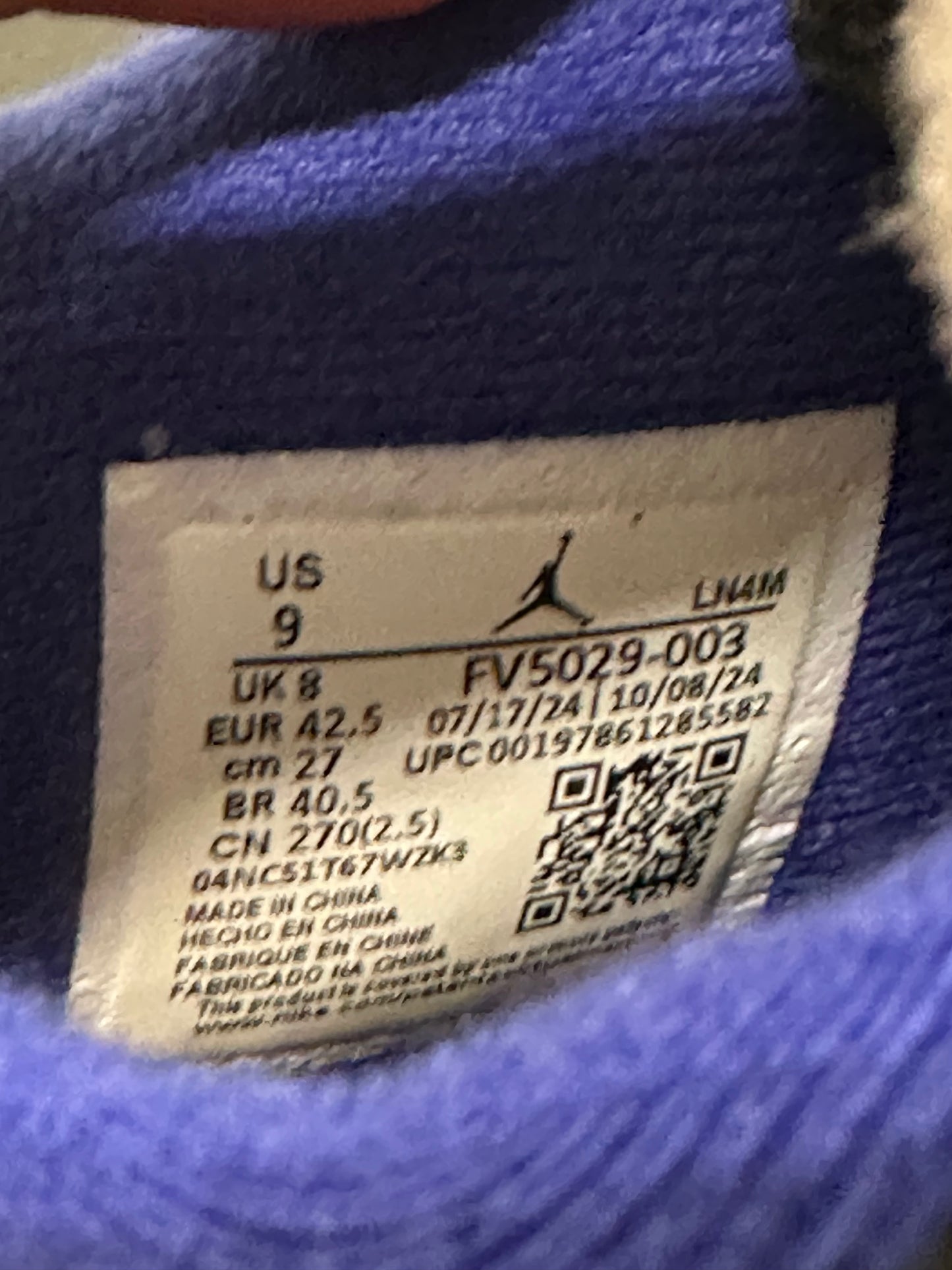 Jordan 4 Retro Rare Air (Gold Lettering)