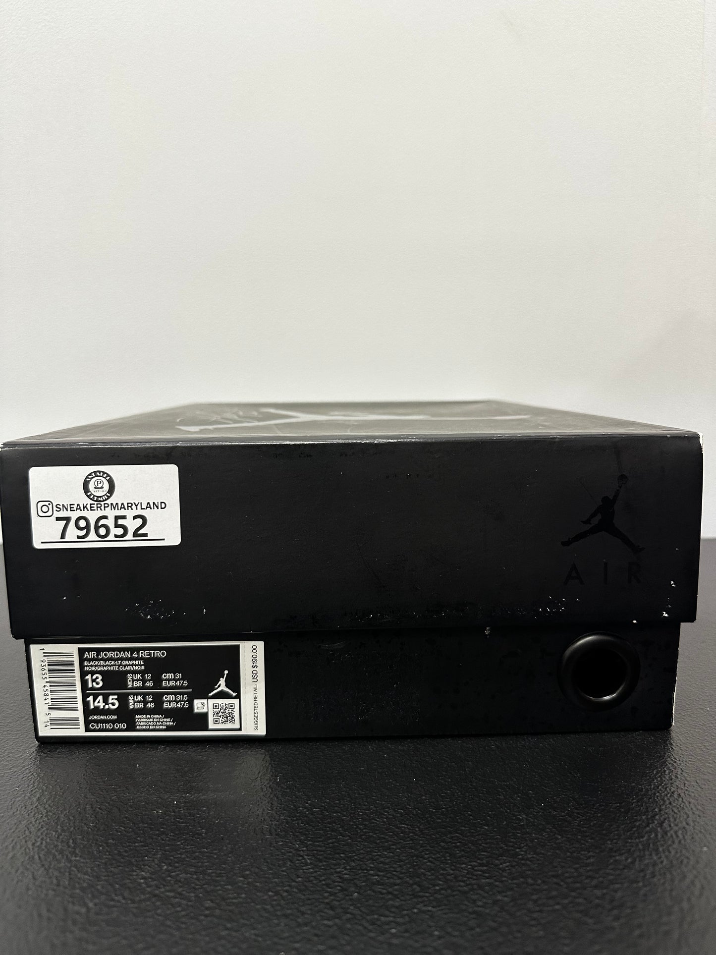 Preowned Jordan 4 Retro Black Cat (2020)