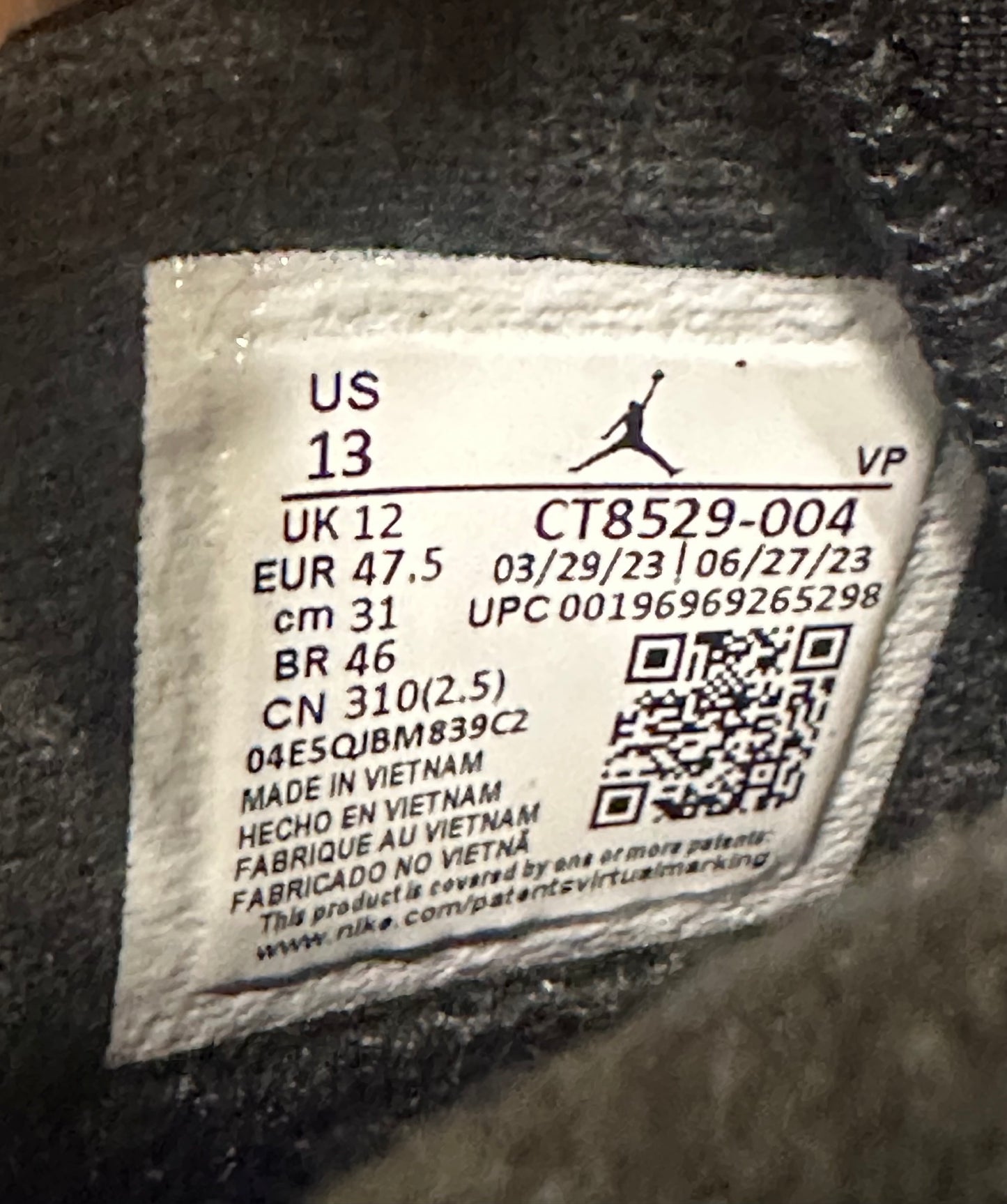 Jordan 6 Retro Aqua