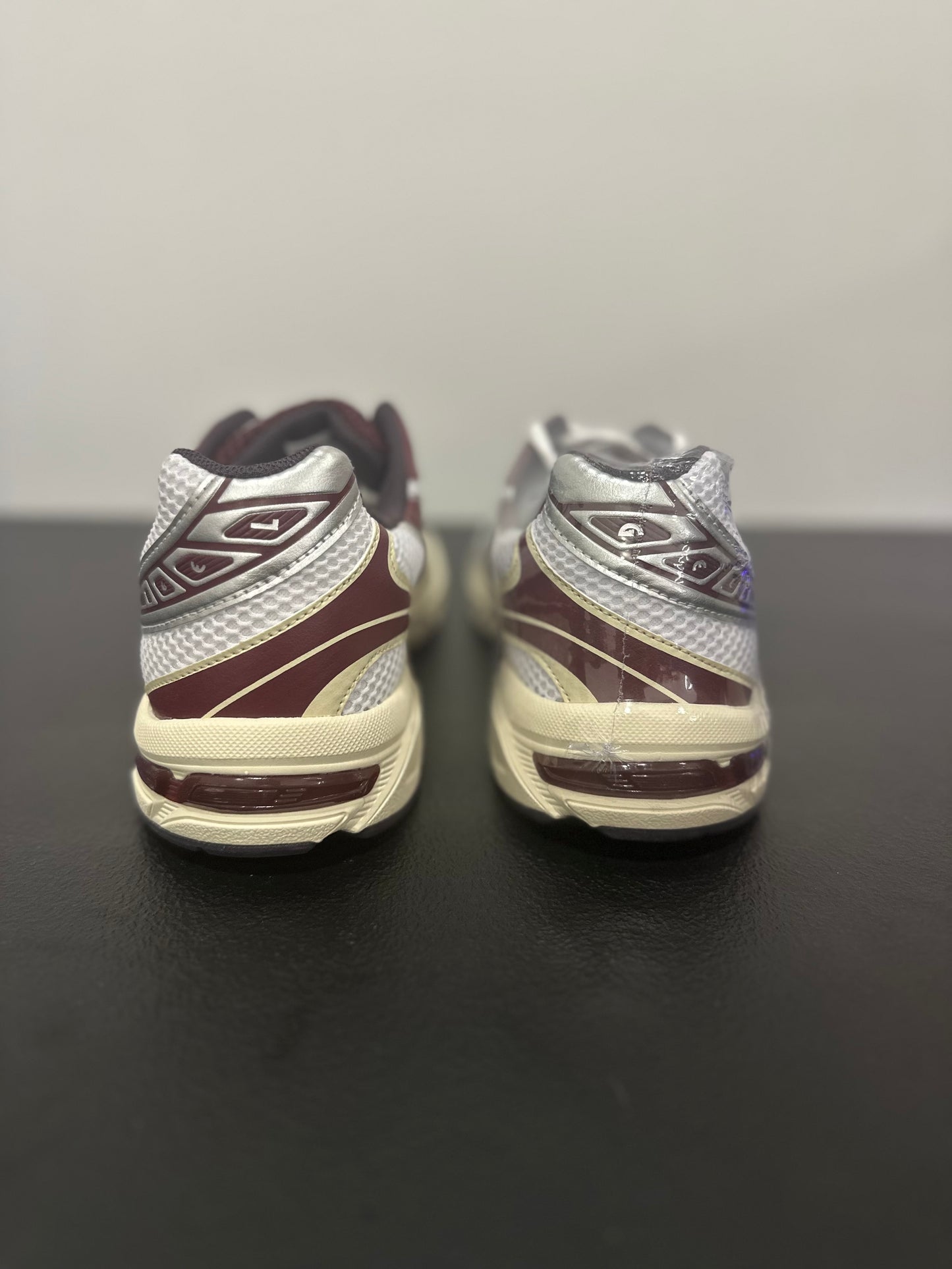 ASICS Gel-1130 White Maroon Banner