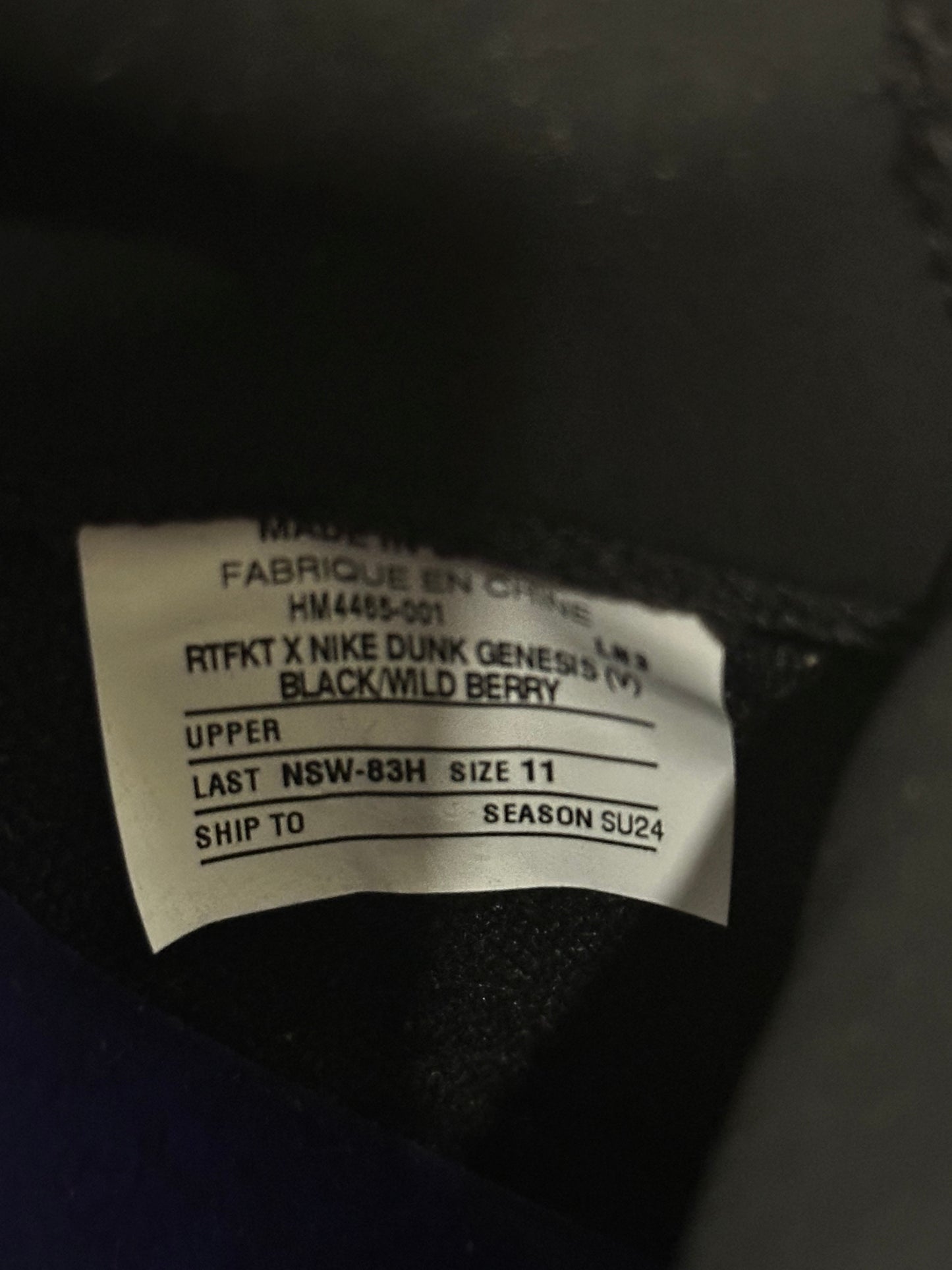 Nike Dunk Genesis Low RTFKT Void (Edition of 11394)