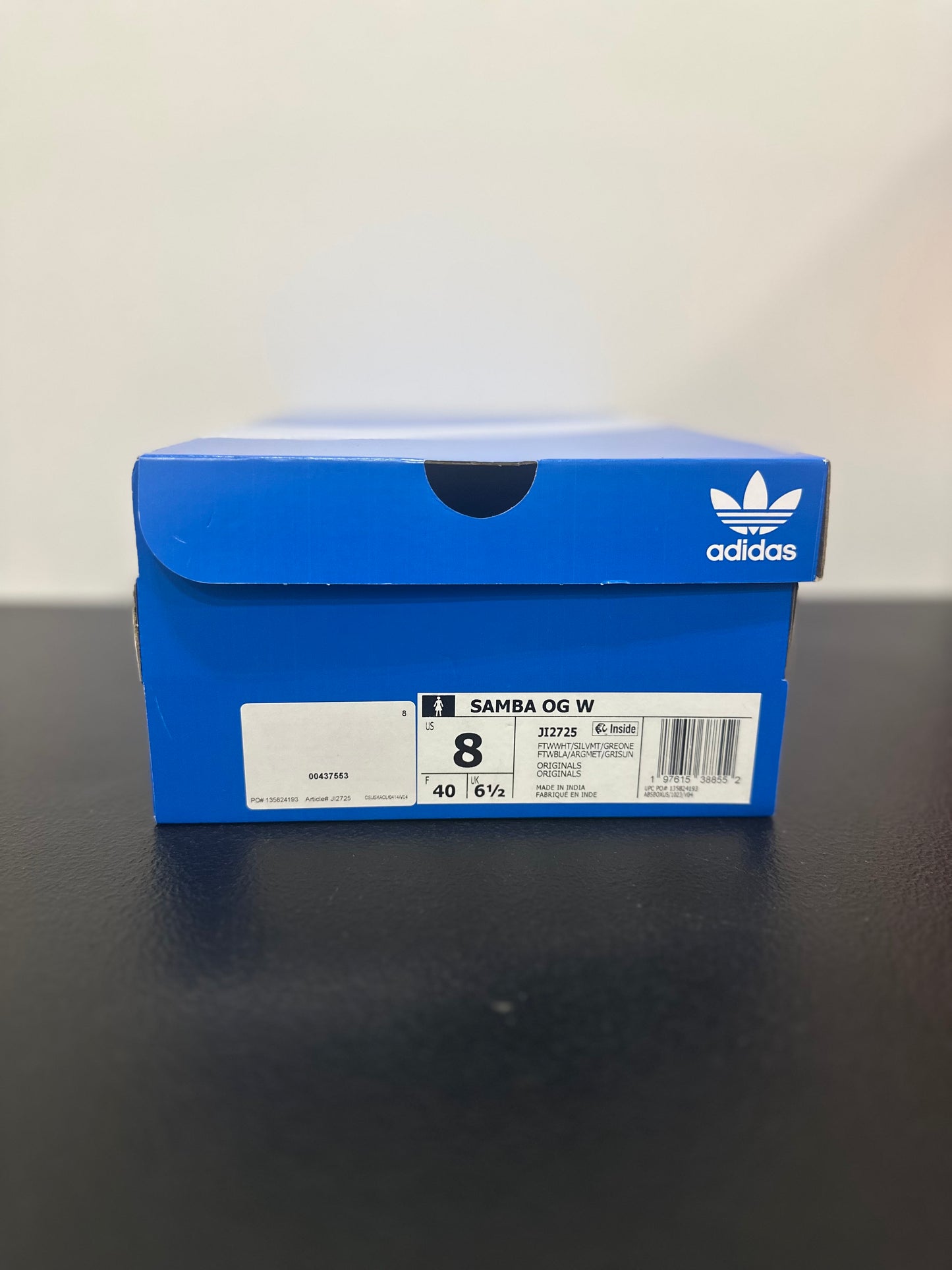 adidas Samba OG White Silver Metallic Grey (Women's)