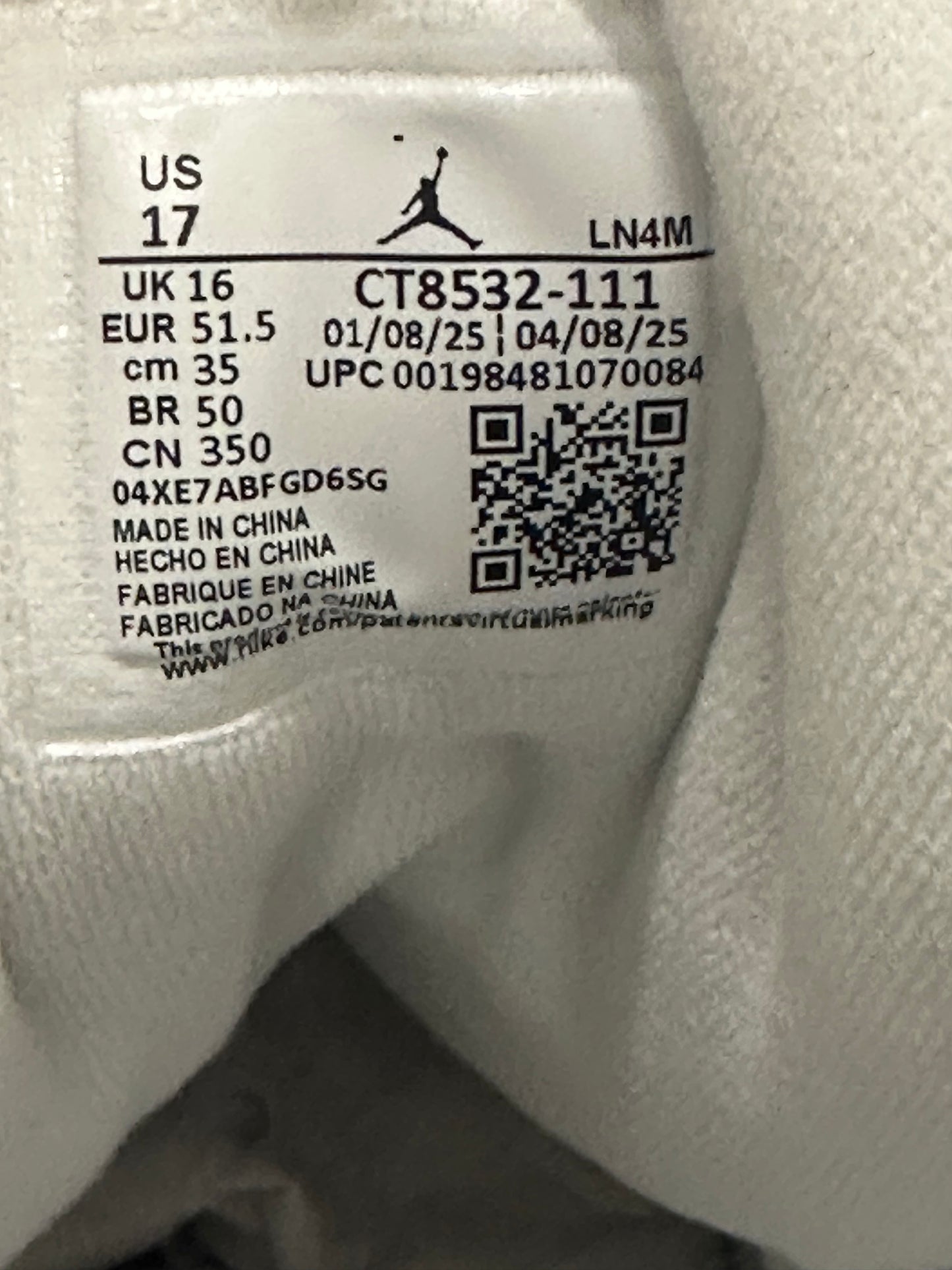Jordan 3 Retro Pure Money (2025)