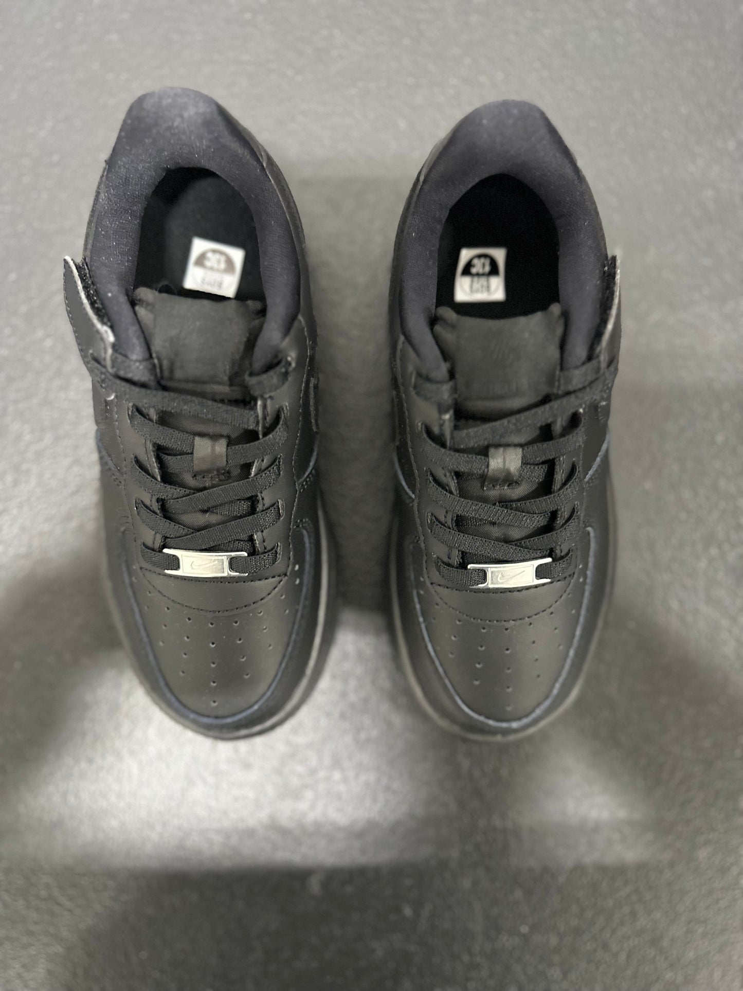 Nike Force 1 Low EasyOn Triple Black (PS)