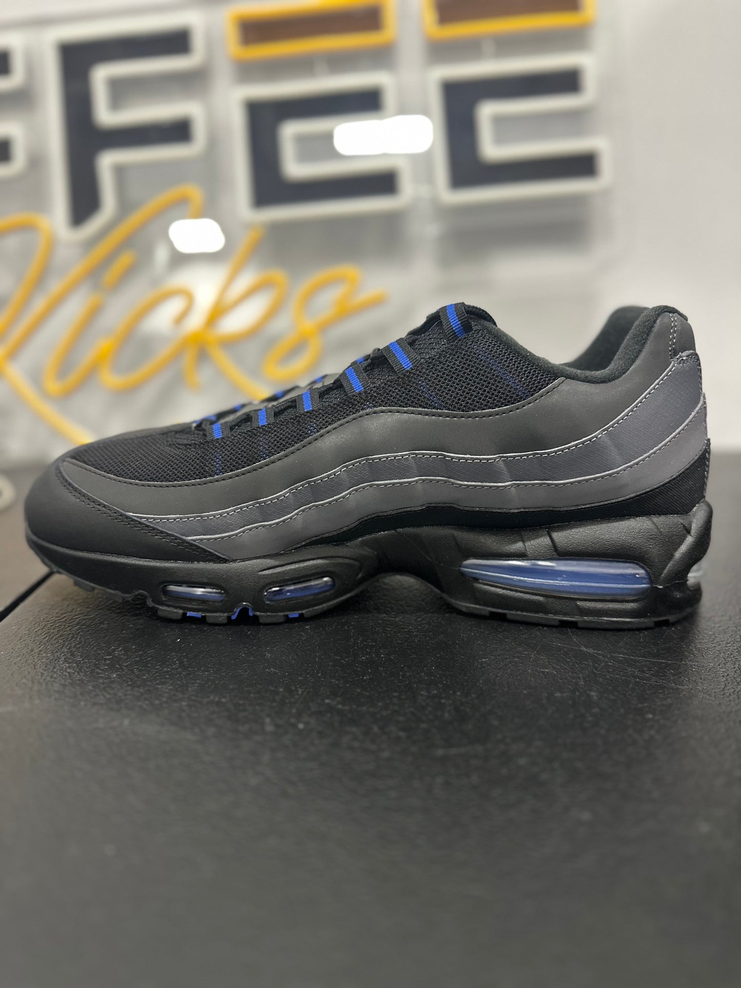 Nike Air Max 95 Big Bubble Black Game Royal