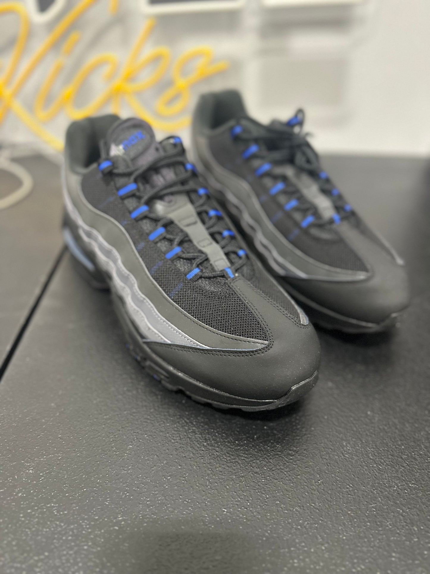 Nike Air Max 95 Big Bubble Black Game Royal