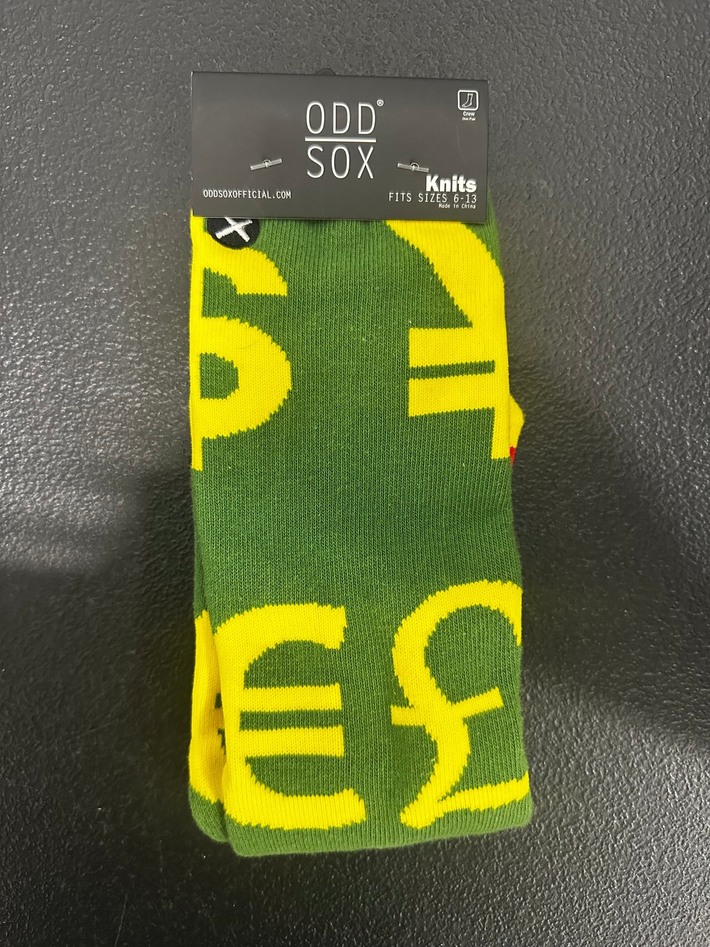 Odd Sox Graphic Socks Currency (White)