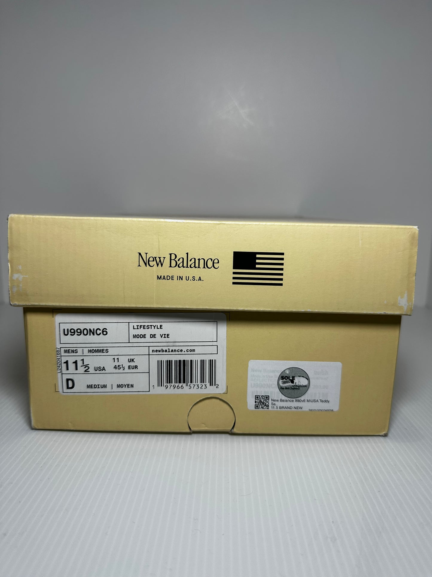 New Balance 990v6 "MiUSA Teddy Santis" Reflection Marblehead - Grey
