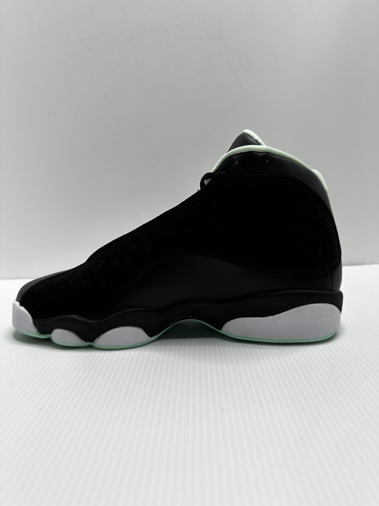 Jordan 13 Retro Black Mint Foam (GS) - Black/Mint Green