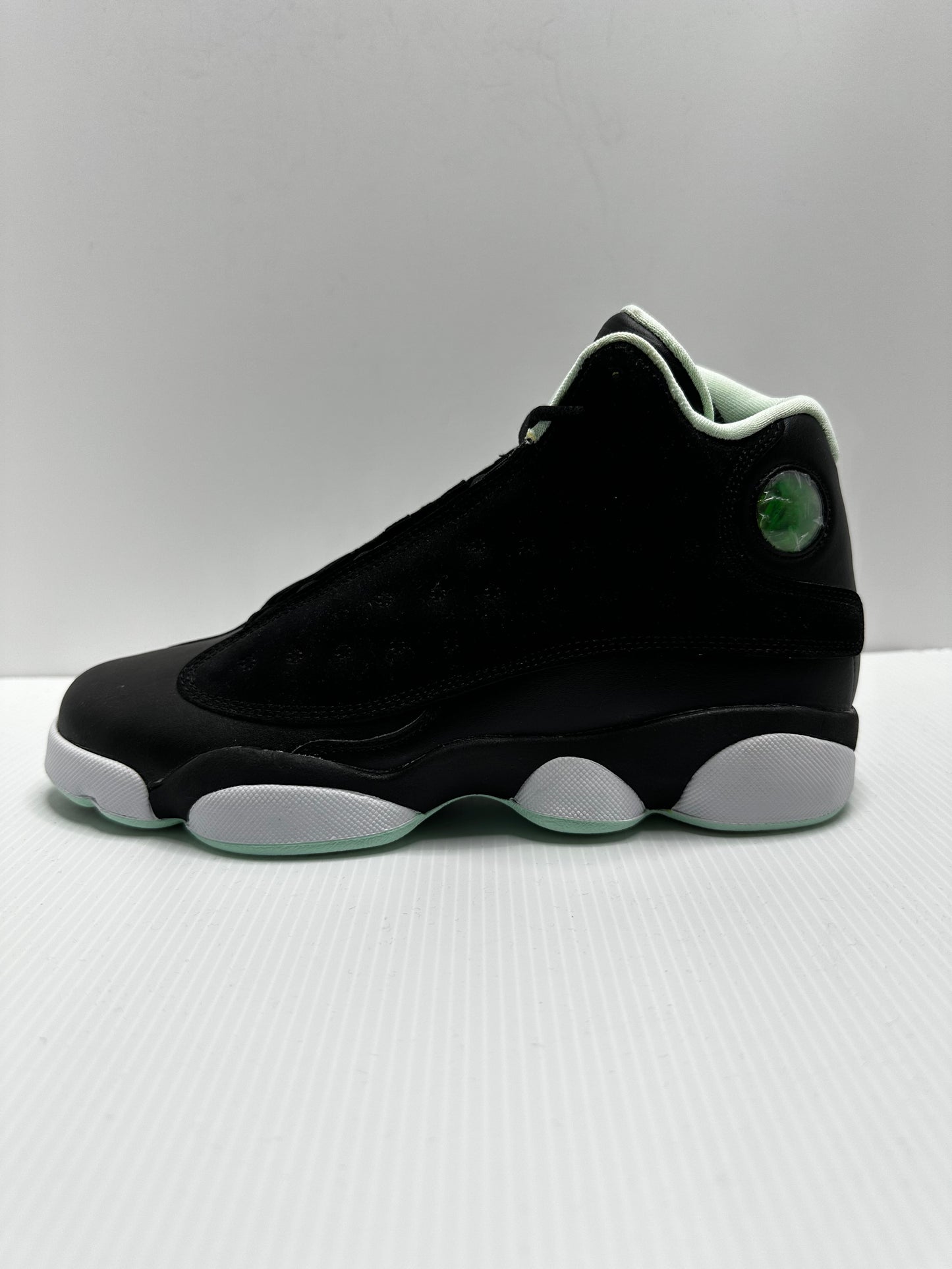 Jordan 13 Retro Black Mint Foam (GS) - Black/Mint Green