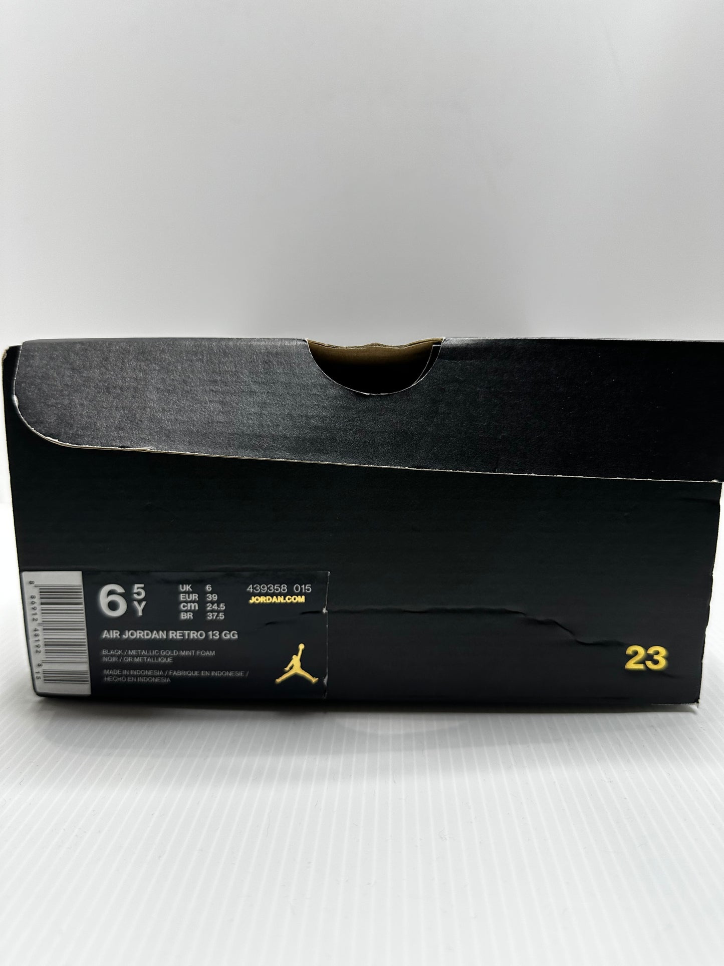 Jordan 13 Retro Black Mint Foam (GS) - Black/Mint Green