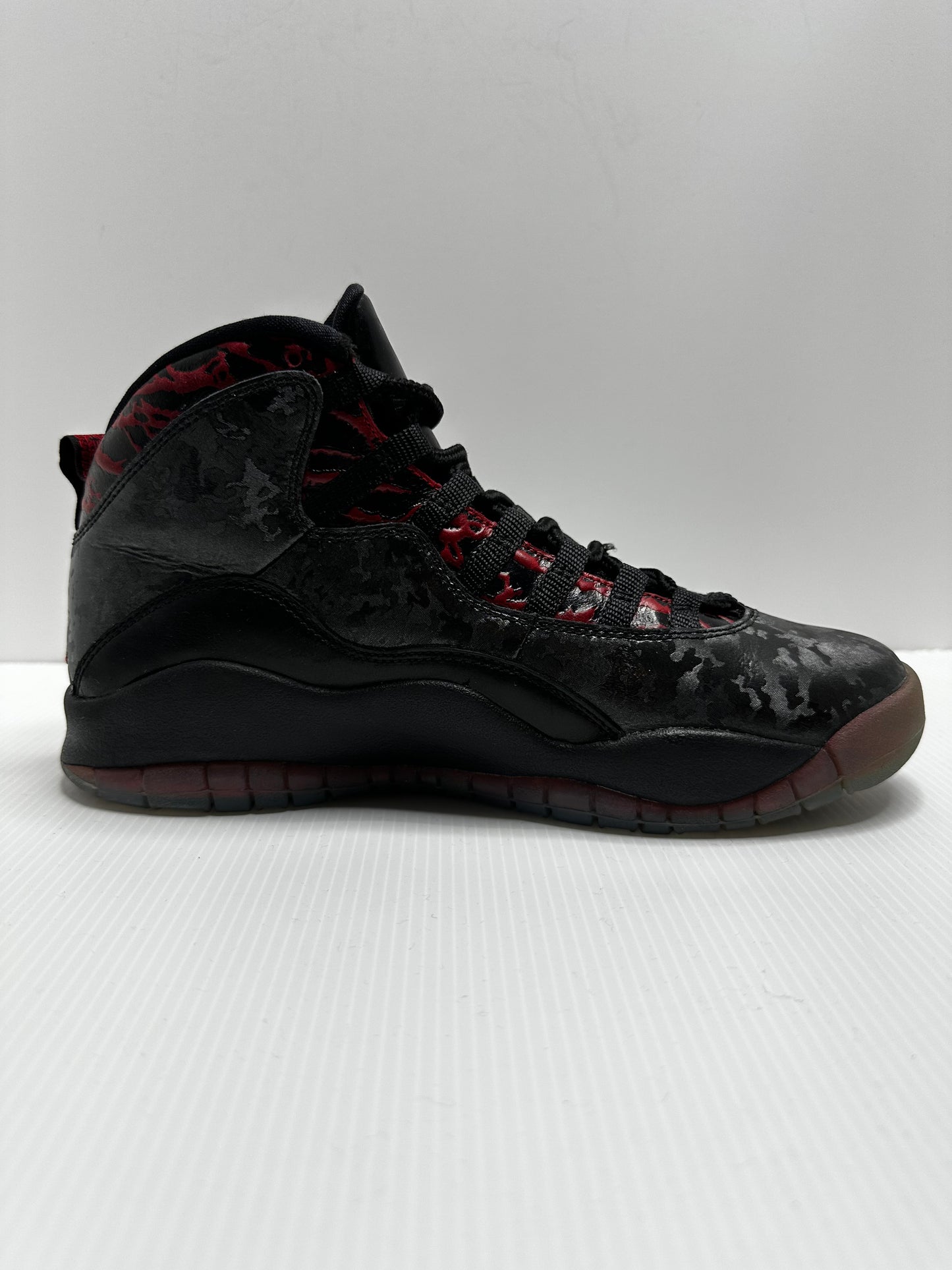 Preowned - Air Jordan 10 Retro DB GS 'Doernbecher' - Black/Camo/Red