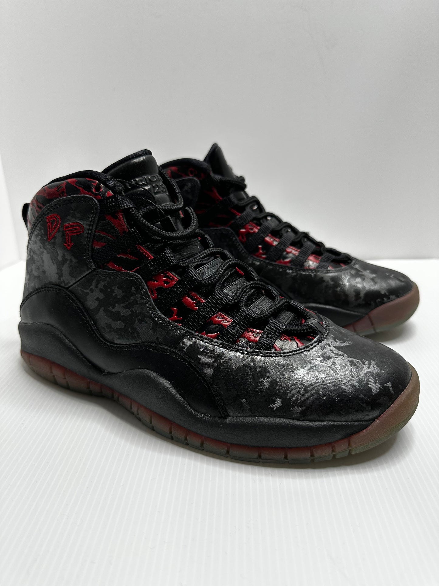 Preowned - Air Jordan 10 Retro DB GS 'Doernbecher' - Black/Camo/Red