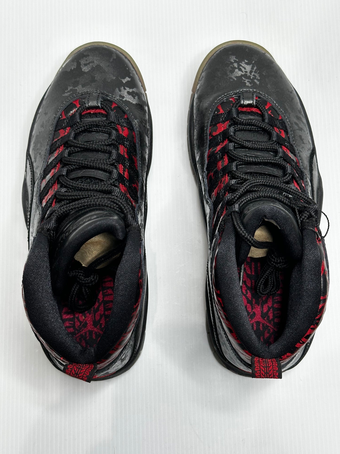 Preowned - Air Jordan 10 Retro DB GS 'Doernbecher' - Black/Camo/Red