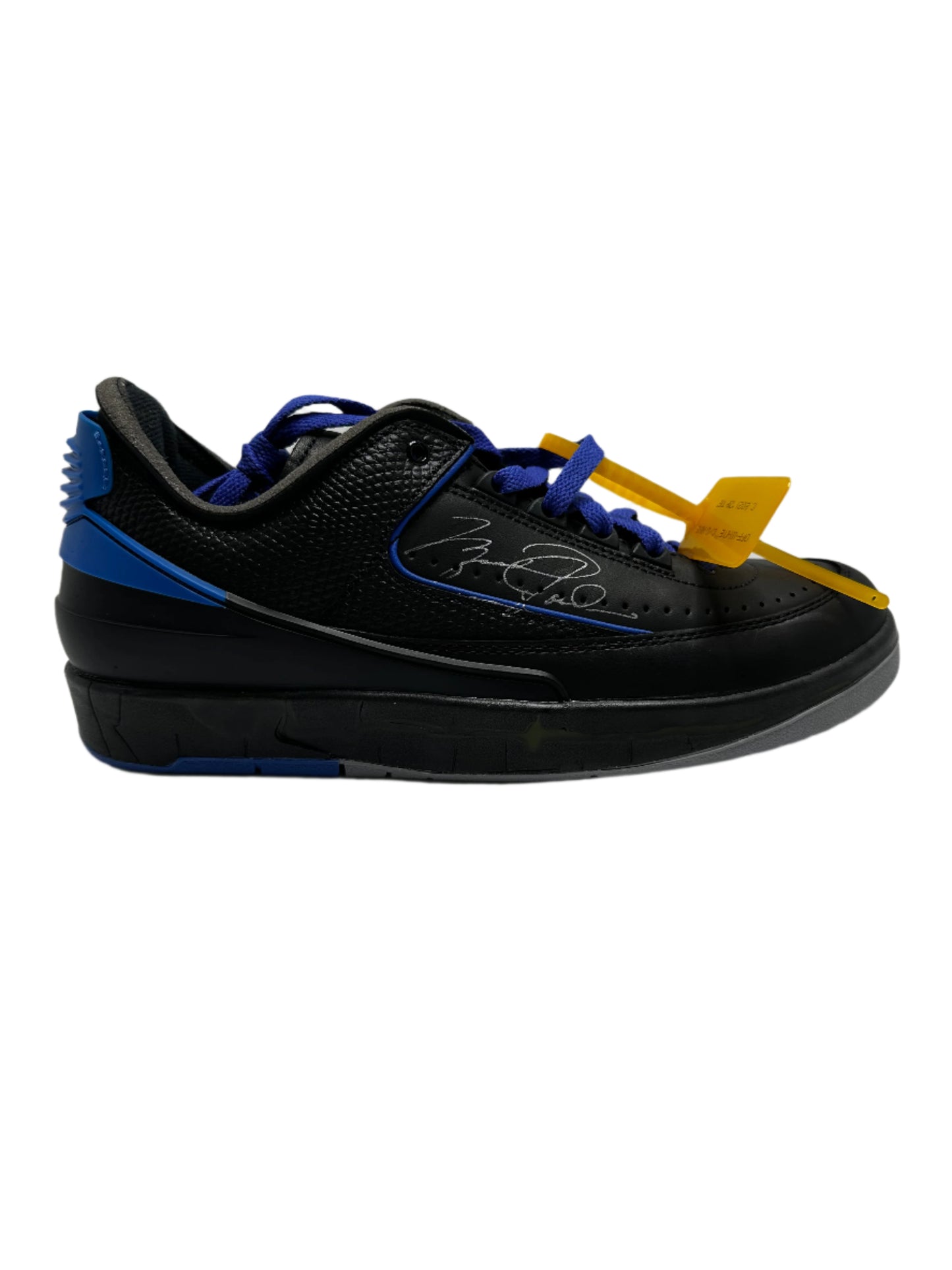 Off-White x Air Jordan 2 Retro Low SP - Black Varsity/Royal