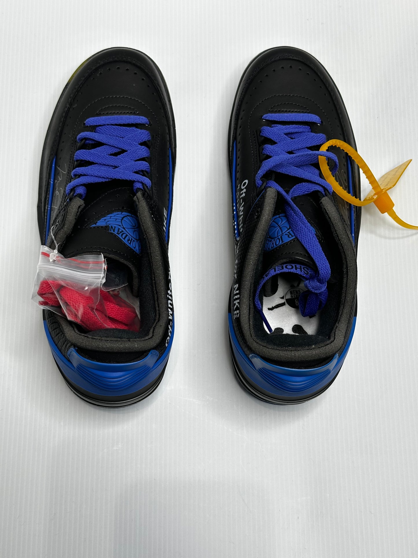 Off-White x Air Jordan 2 Retro Low SP - Black Varsity/Royal