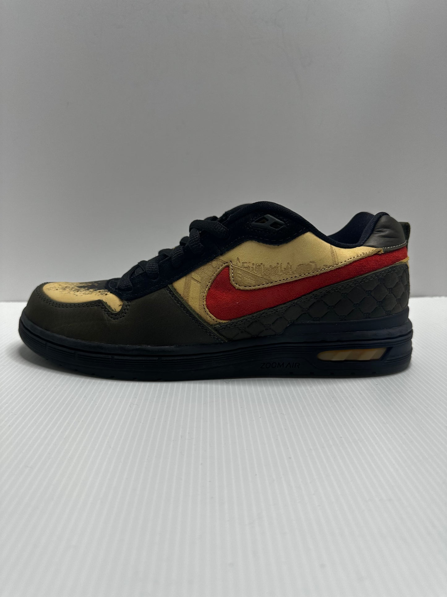 Preowned - Nike SB Paul Rodriguez Zoom Air Elite Stash - Honey Wheat/Pimento-Deep Green