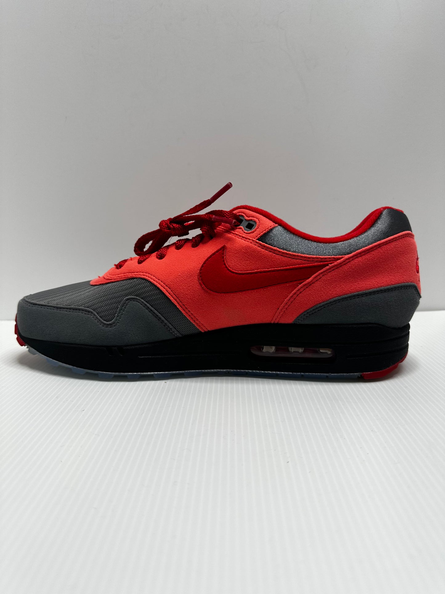 Preowned - Nike Air Max 1 Nike By You - Bright Crimson/Grey