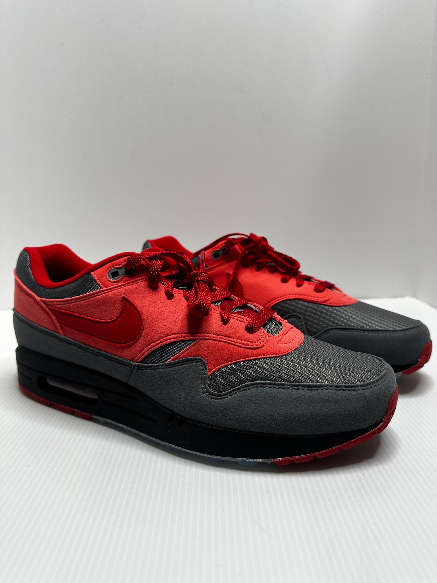Preowned - Nike Air Max 1 Nike By You - Bright Crimson/Grey