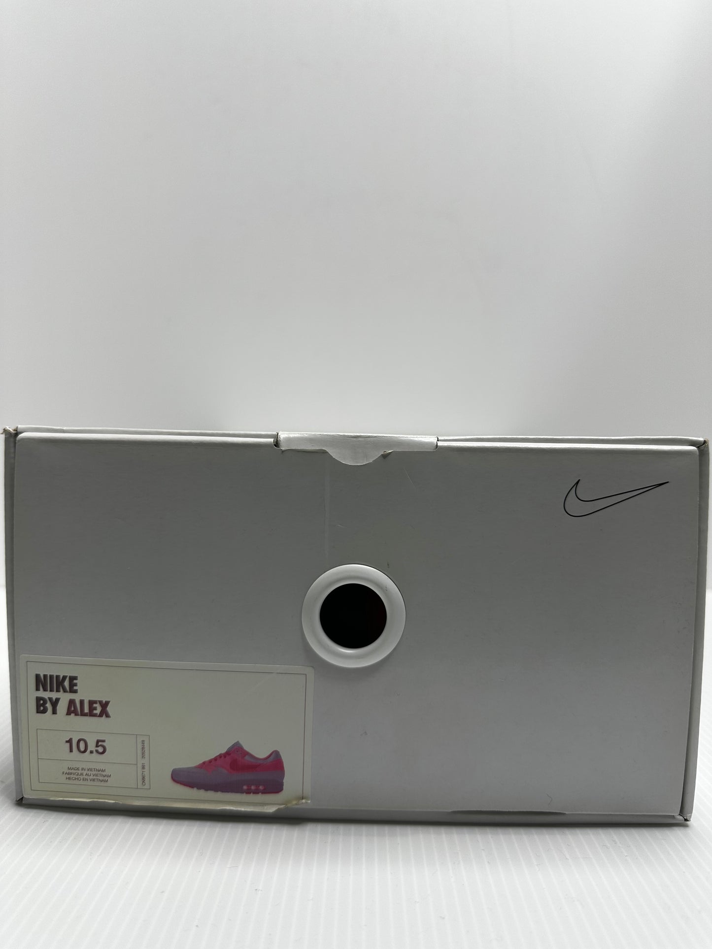 Preowned - Nike Air Max 1 Nike By You - Bright Crimson/Grey