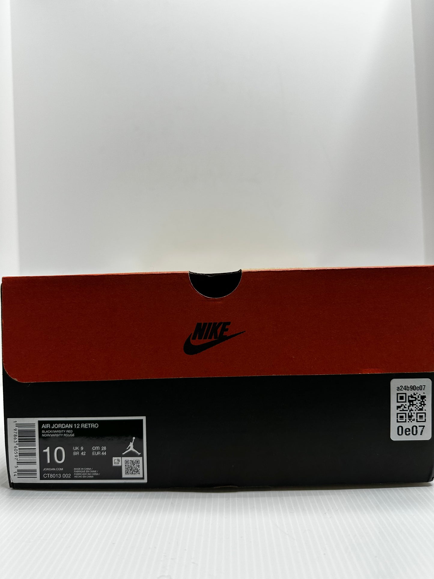 Air Jordan 12 Retro "Flu Game" - Black/Varsity Red
