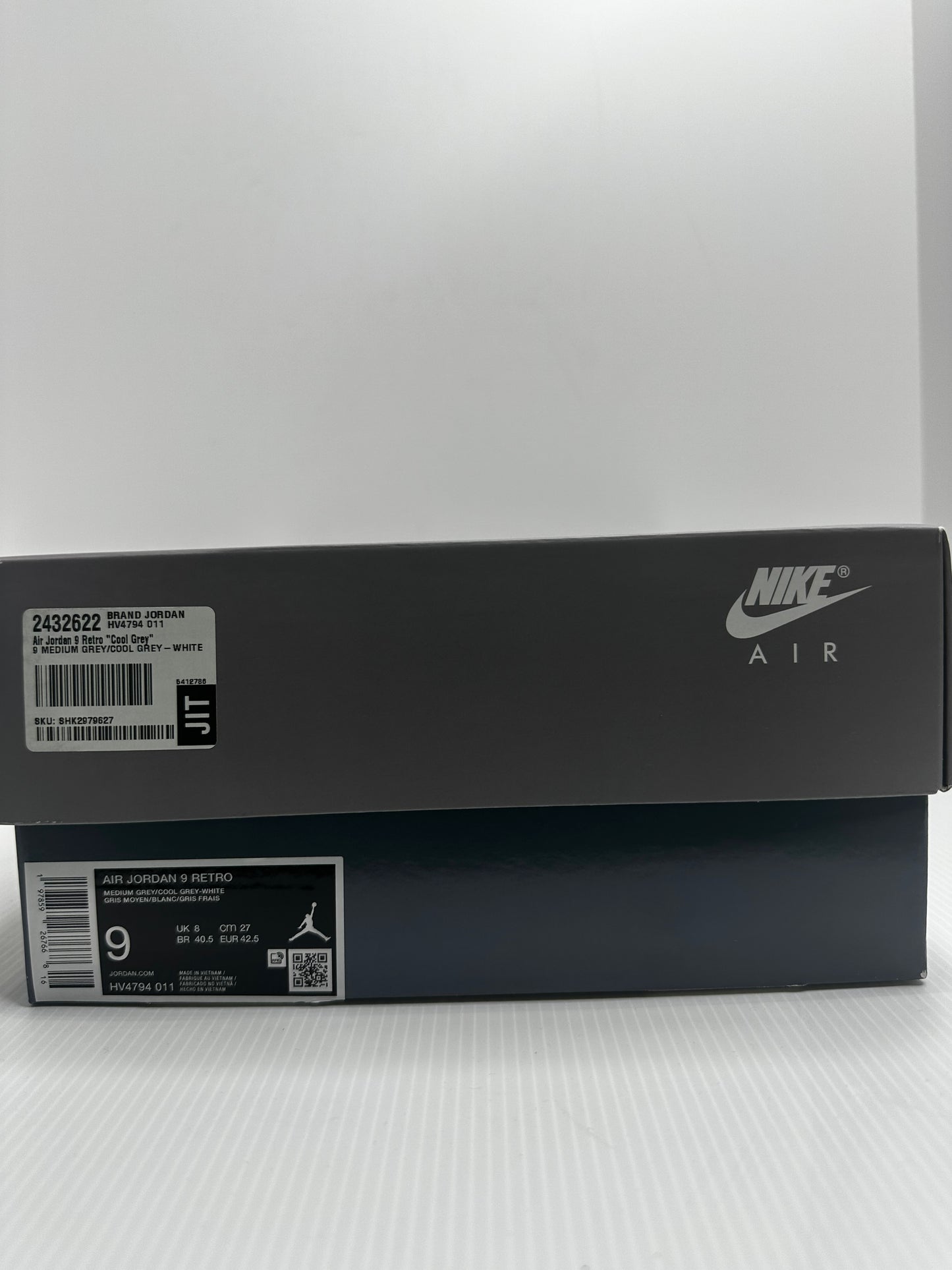 Jordan 9 Retro Cool Grey (2025) - Grey/White