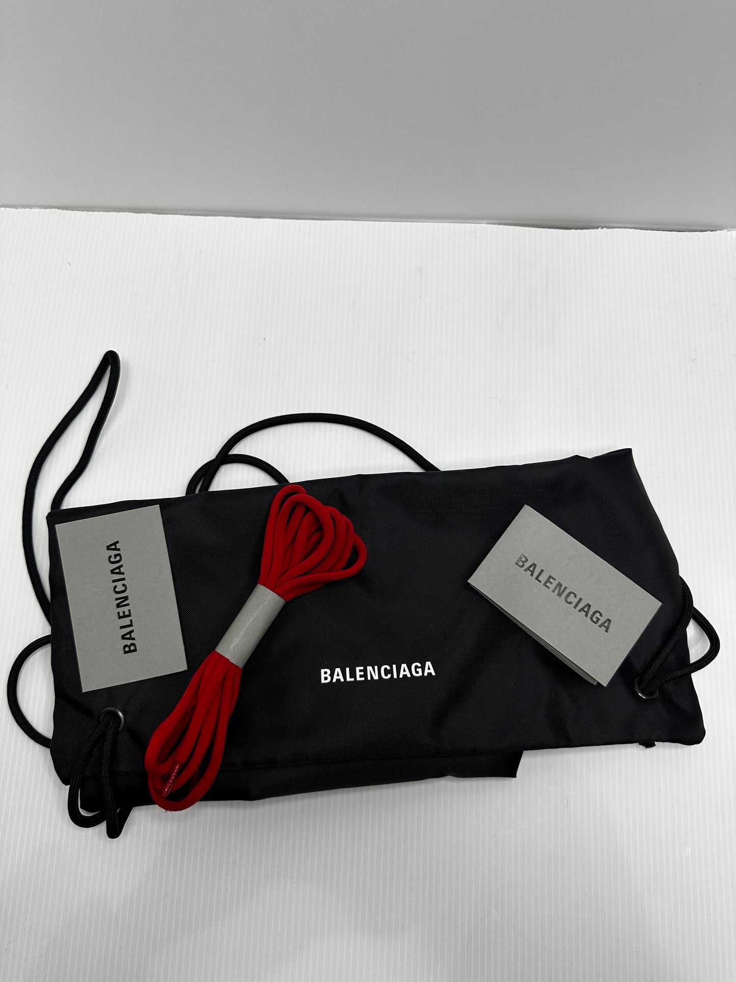 Preowned Balenciaga Track 3 Destroyed Red