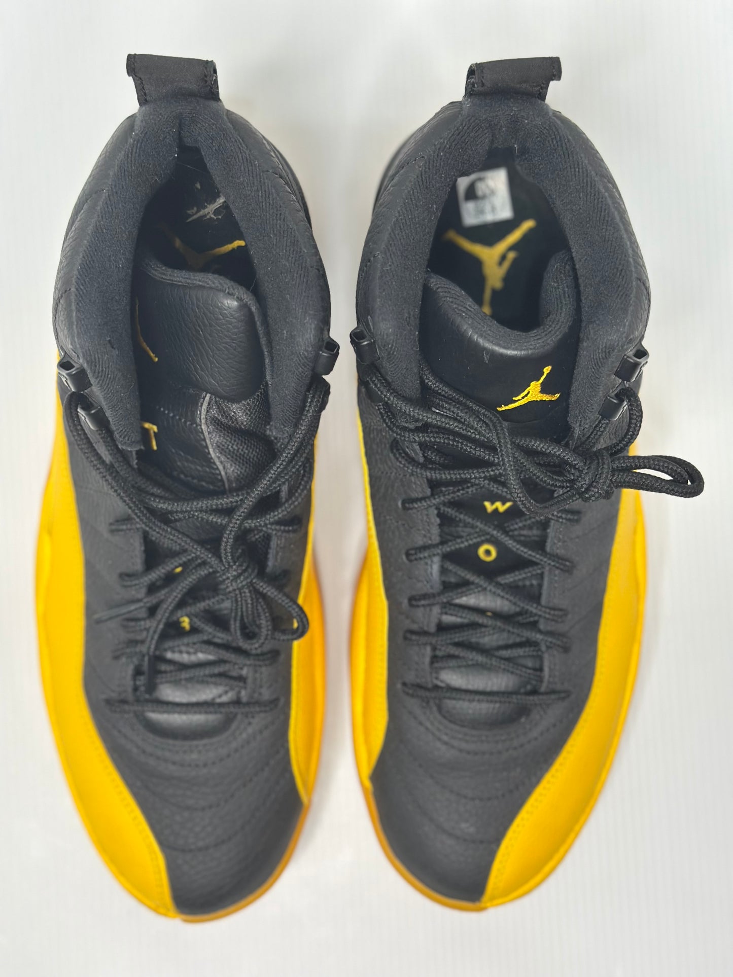 Preowned Jordan 12 Retro Black University Gold