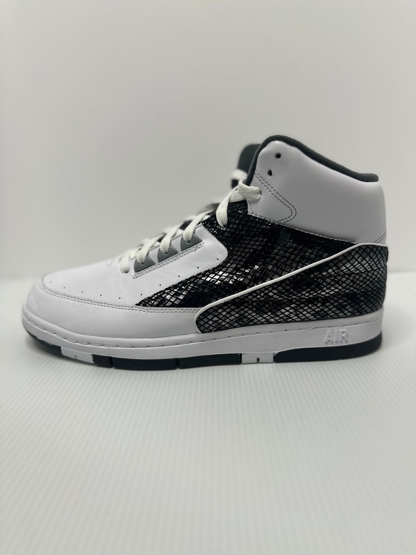 Preowned Nike Air Python White Metallic Silver