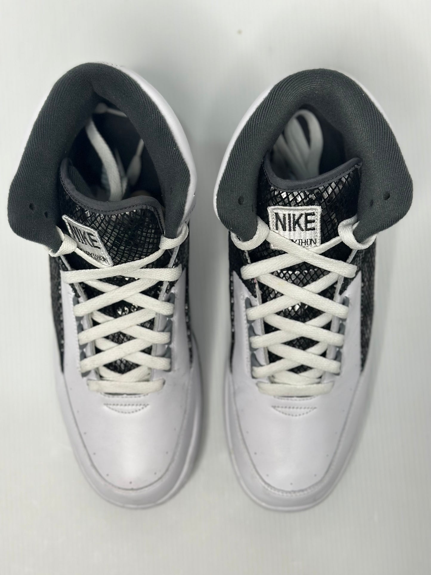 Preowned Nike Air Python White Metallic Silver
