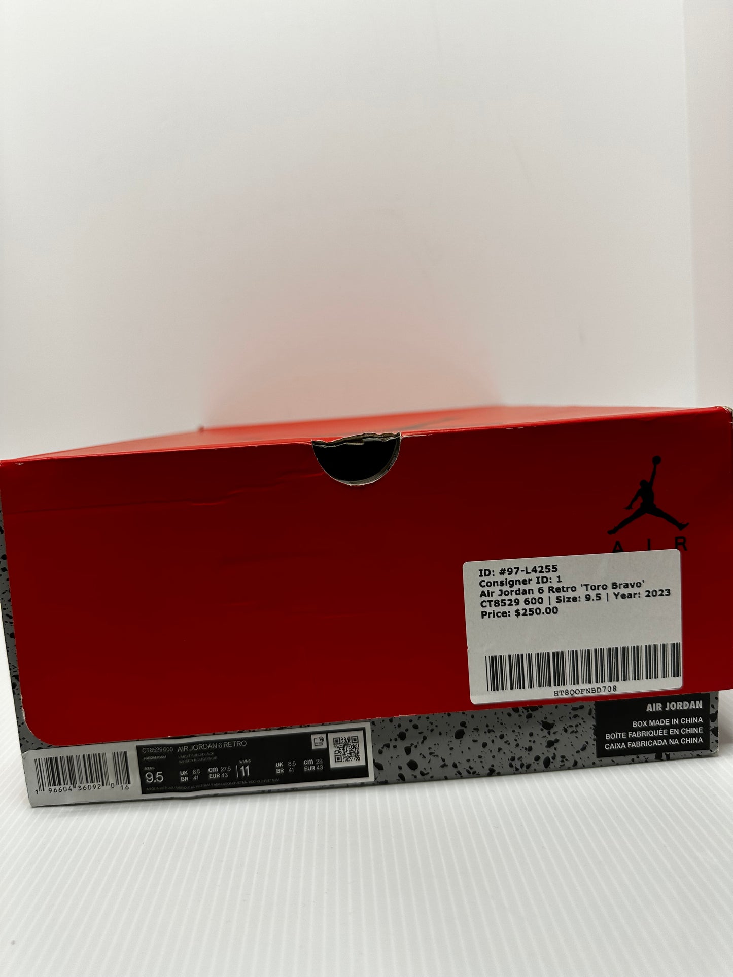 Jordan 6 Retro Toro Bravo
