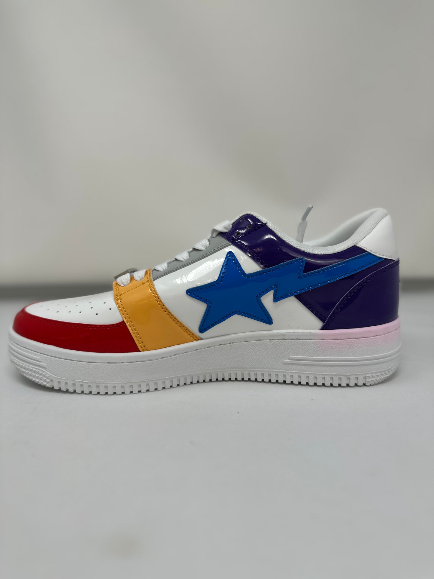 A Bathing Ape Bape Sta Low Crazy White