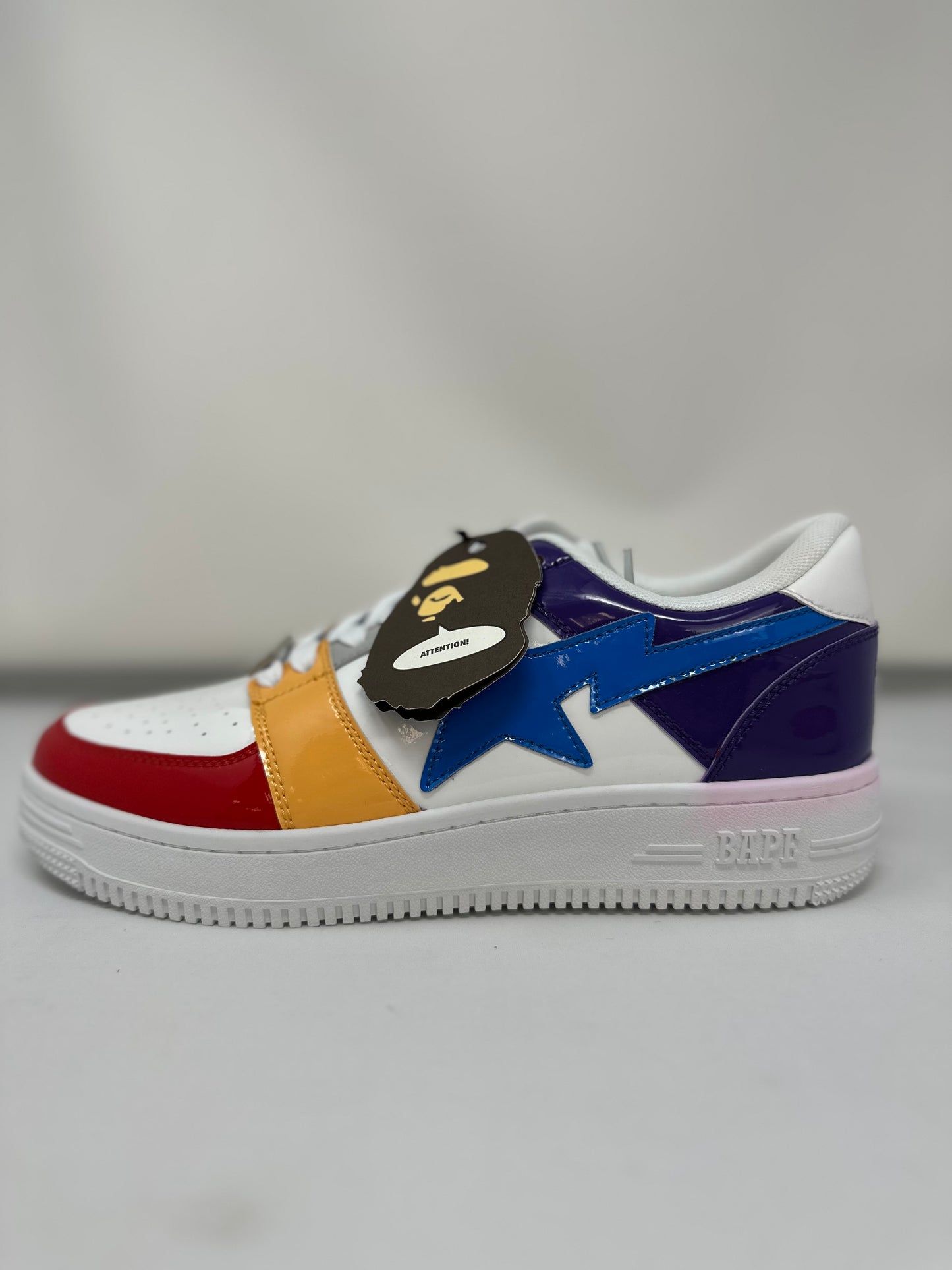 A Bathing Ape Bape Sta Low Crazy White