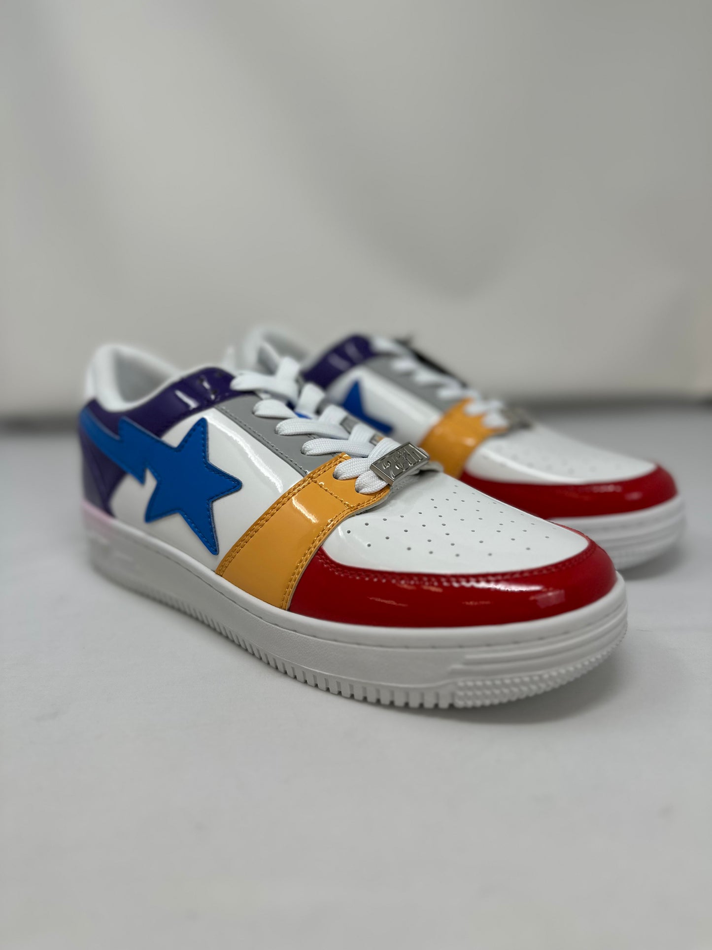 A Bathing Ape Bape Sta Low Crazy White