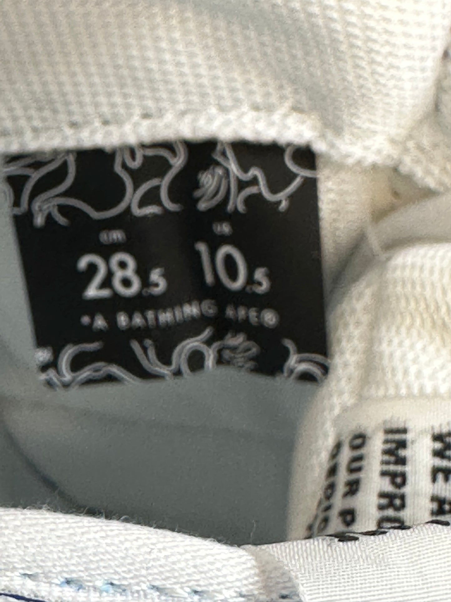 A Bathing Ape Bape Sta Low Crazy White