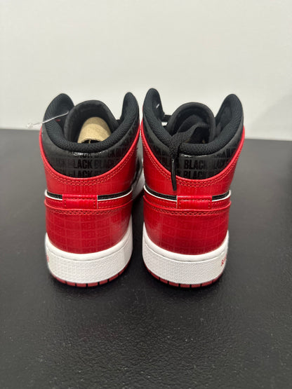Jordan 1 Mid Bred Text (GS)