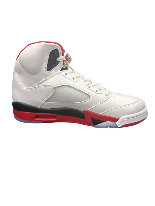Jordan 5 Retro Fire Red Black Tongue (2025)