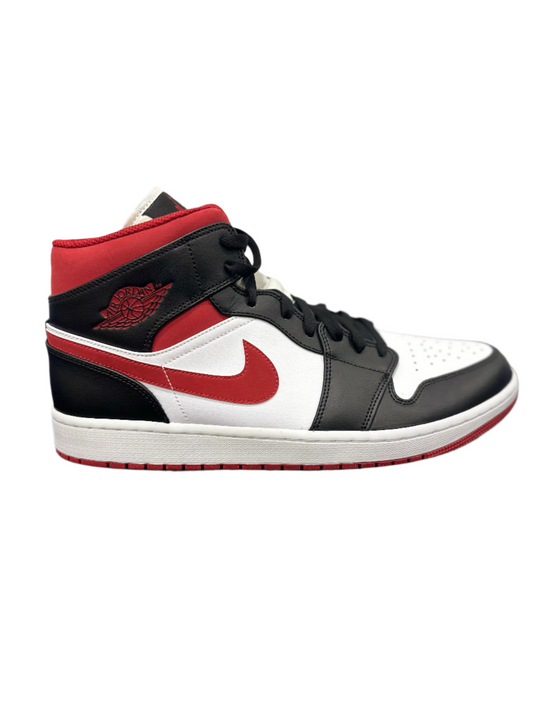 Jordan 1 Mid Gym Red Black White