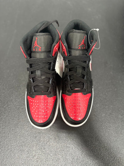 Jordan 1 Mid Bred Text (GS)
