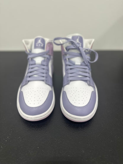 Jordan 1 Mid Indigo Haze Doll White (Women's)