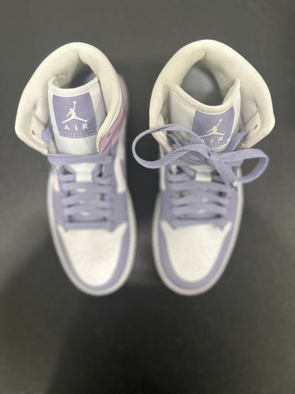 Jordan 1 Mid Indigo Haze Doll White (Women's)