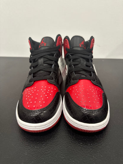 Jordan 1 Mid Bred Text (GS)