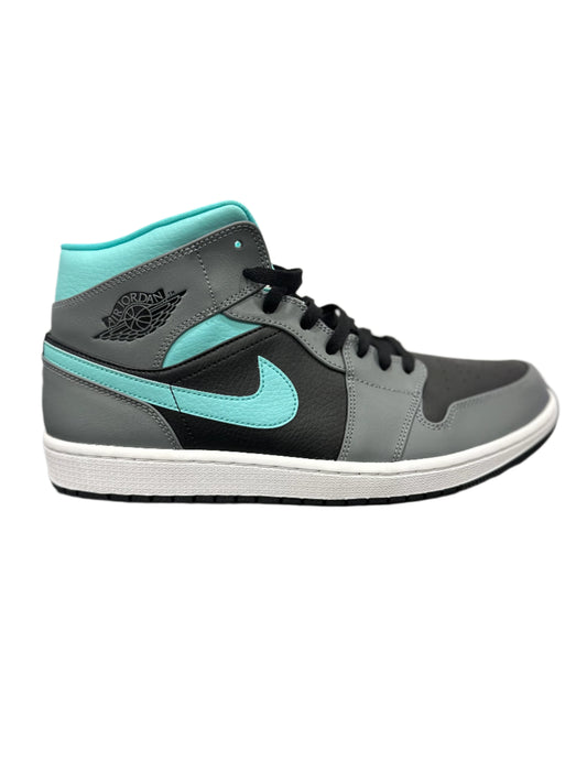 Jordan 1 Mid Grey Aqua