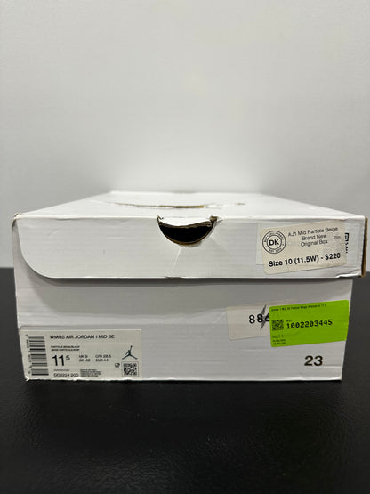 Jordan 1 Mid SE Particle Beige (Women's)