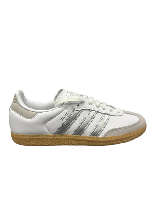 adidas Samba OG White Silver Metallic Grey (Women's)