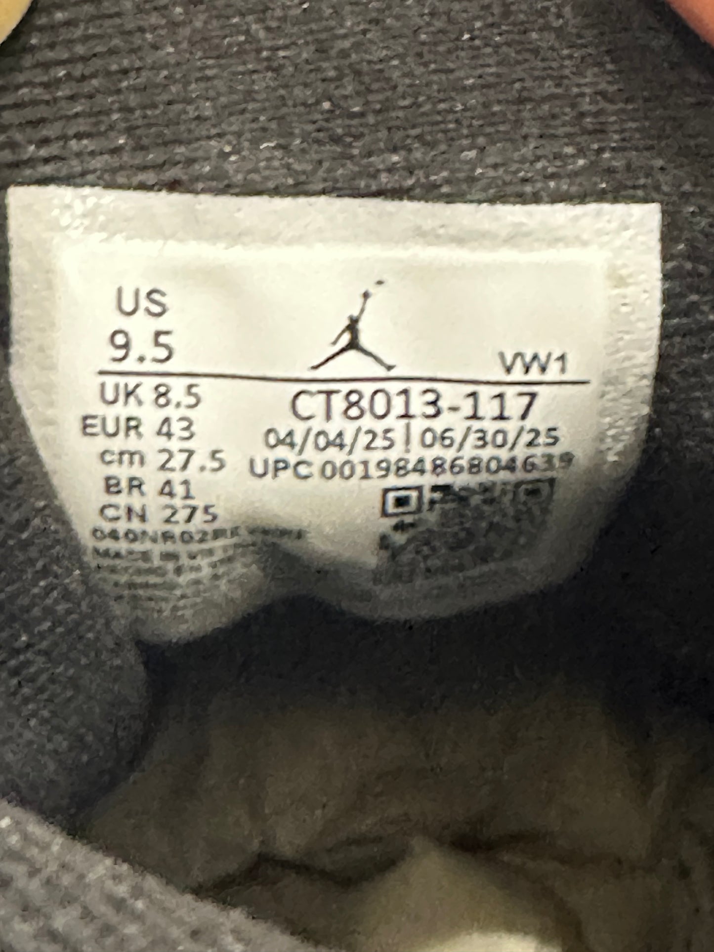 Jordan 12 Retro Taxi (2025)